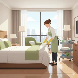 hotel cleaning